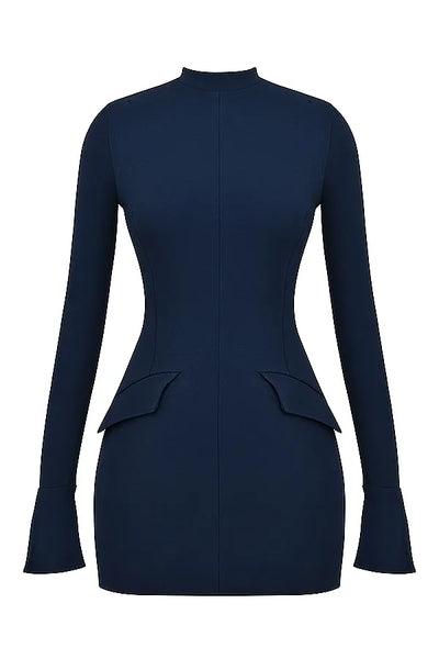 JADE MINI DRESS - NAVY