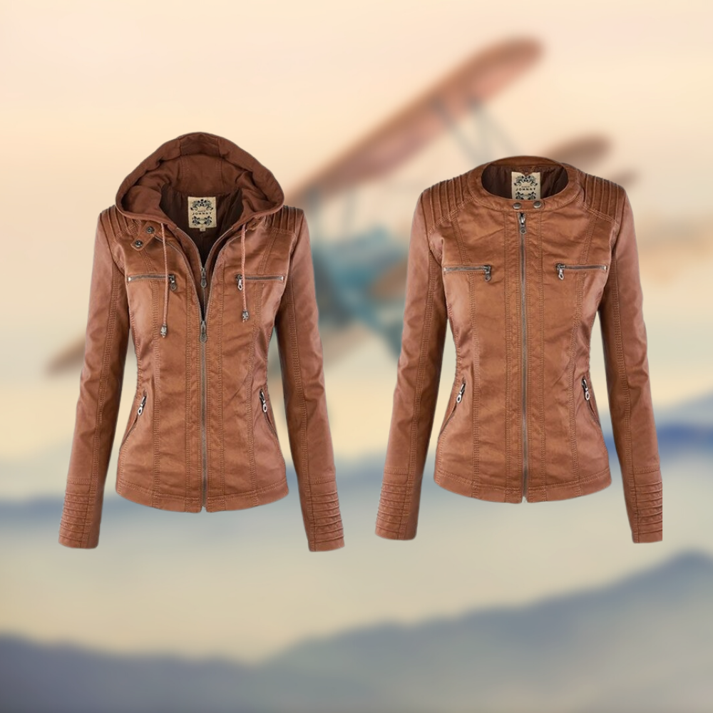 Cynthia - Handmade Italian leather jacket