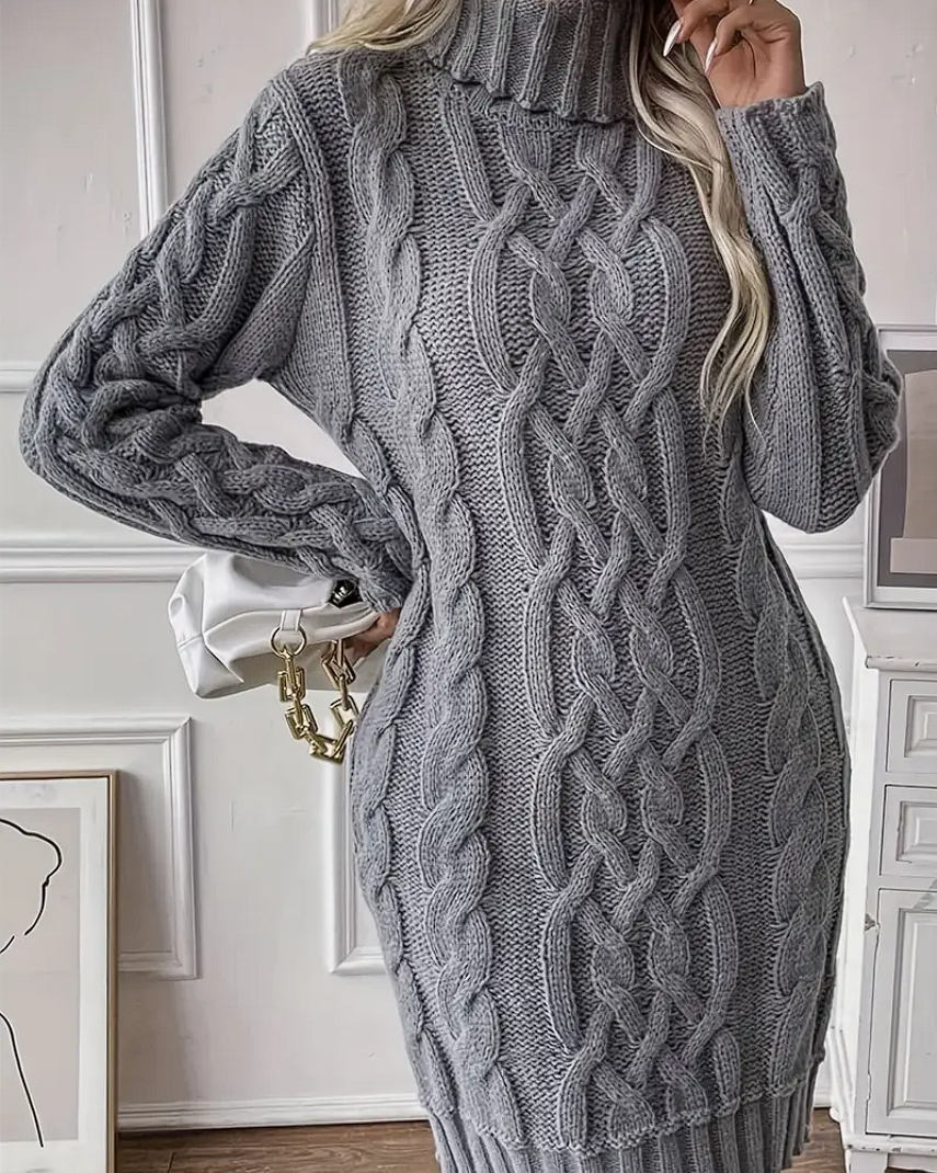 Lydia - Elegant Knitted Winter Dress