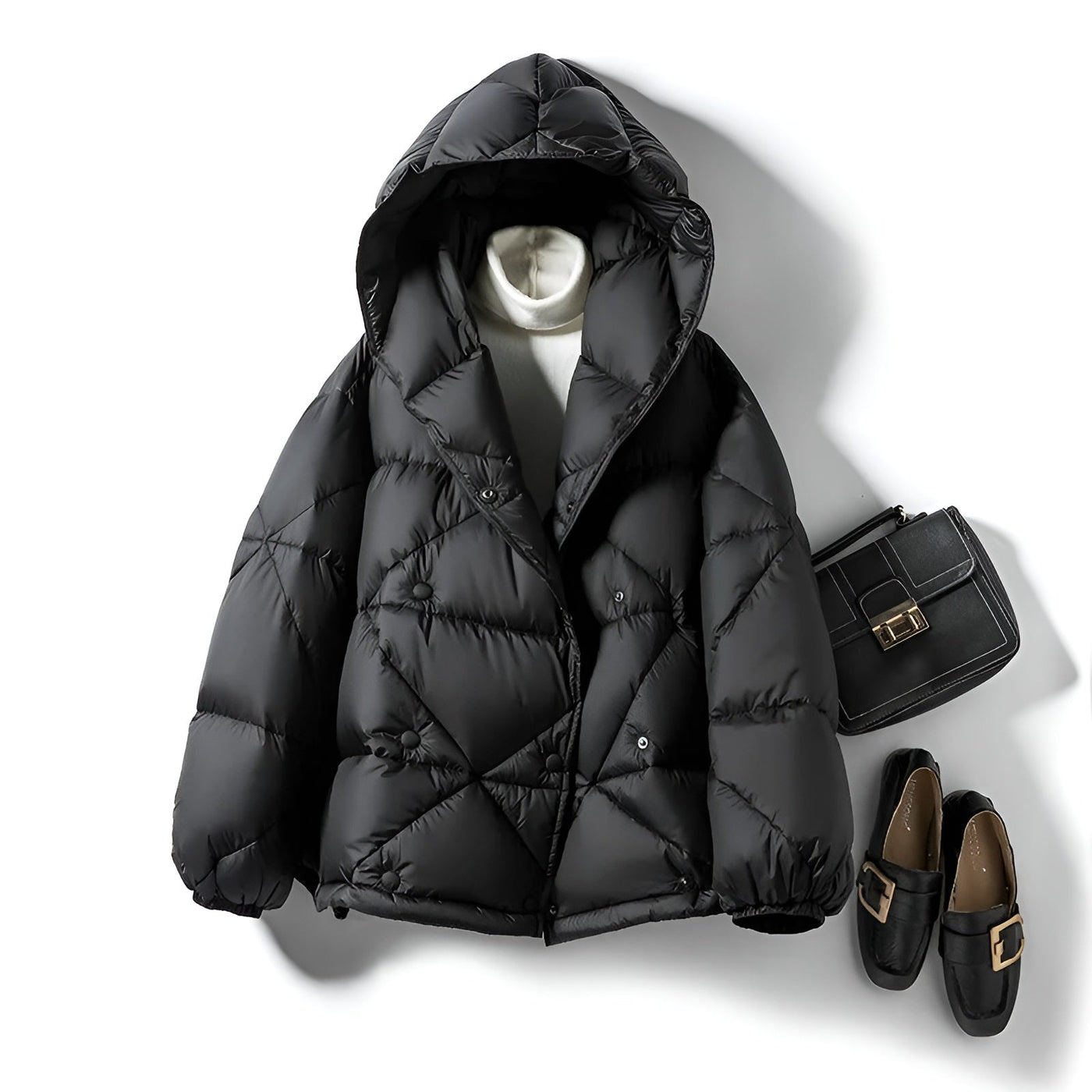 Milana - Double-Breasted Puffer Jacket