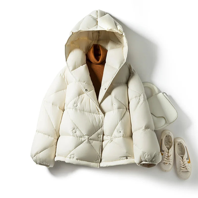 Milana - Double-Breasted Puffer Jacket