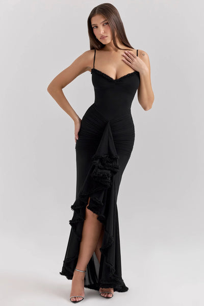 ELOWEN MAXI DRESS - BLACK