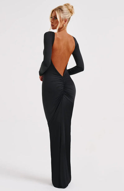 MILA MAXI DRESS - BLACK