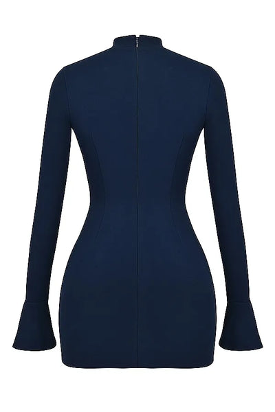 JADE MINI DRESS - NAVY